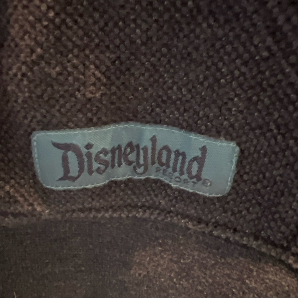 Disneyland Resorts Unisex Sweatshirt Blue L Latitude Longitude front pocket - Picture 3 of 6